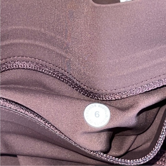 Like New Lululemon Speed Limit Crop 23" Cherry Cola EUC - Picture 10 of 13